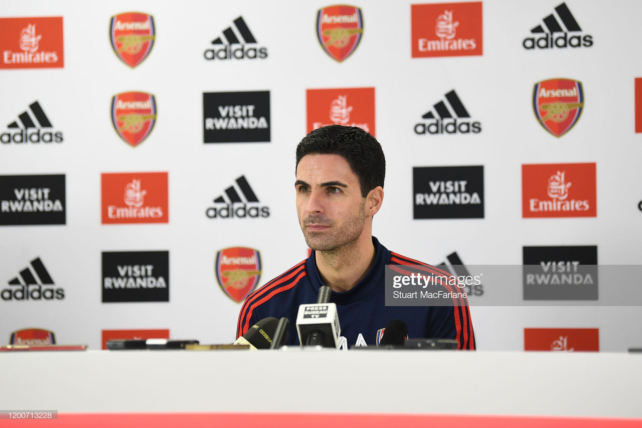 Arsenal boss Mikel Arteta wants to get back to 'winning' ways against Newcastle