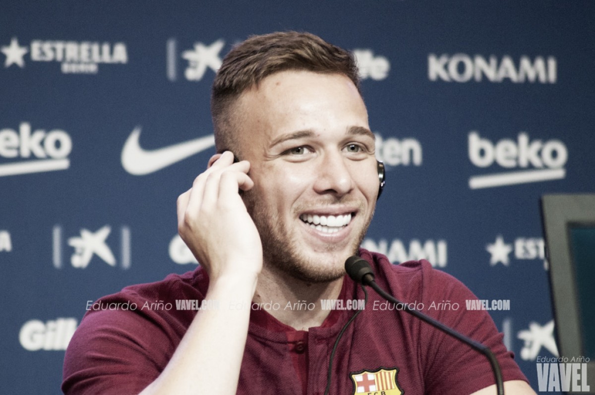 Arthur: "Siempre deseé jugar en el Barça"