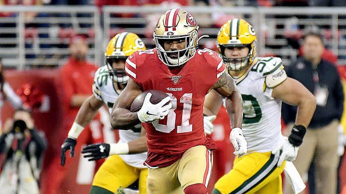 Green Bay Packers 20-37 San Francisco 49ers: Mostert's four touchdowns secure 49ers Super Bowl spot