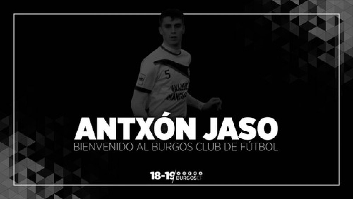 Antxón Jaso, primer refuerzo del Burgos CF