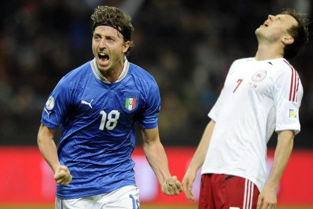 Resultado Dinamarca - Italia en Clasificación Mundial Brasil 2014 (2-2)