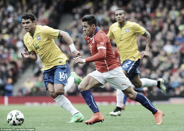 Arsenal in Action: Brazil 1-0 Chile
