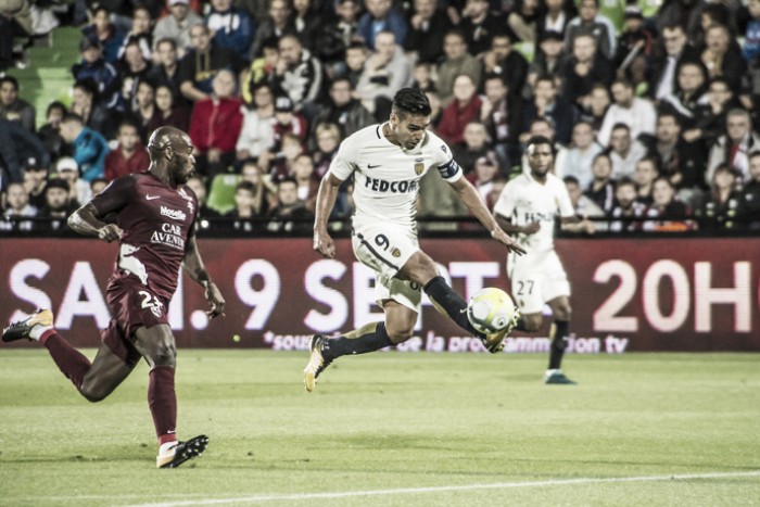 Falcao marca no fim, Monaco derrota Metz e quebra recorde de vitórias seguidas na Ligue 1
