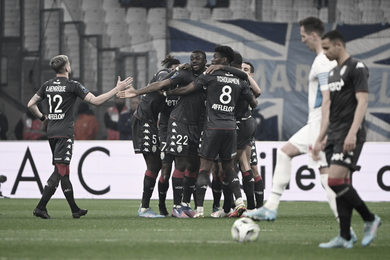 Olympique chega à terceira partida sem vitória na Ligue 1 ao perder para o Monaco no Vélodrome