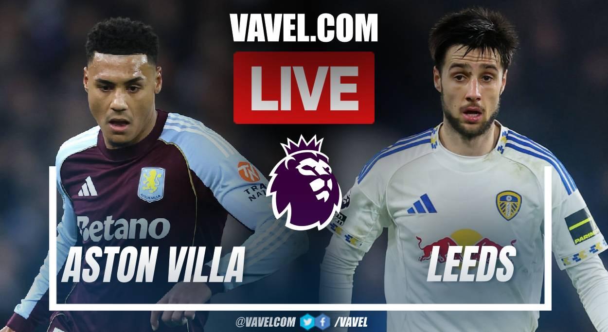 Goals anda Highlights: Aston Villa 1-1 Leeds in Premier League
