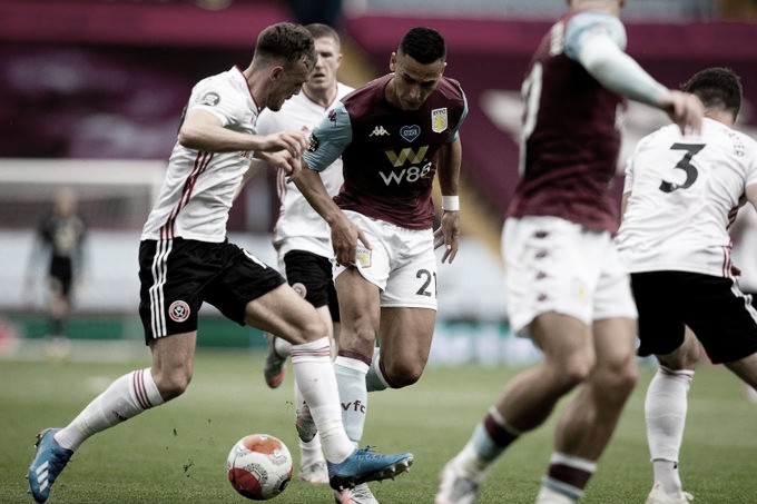 Aston Villa e Sheffield United empatam em jogo marcado por falha da tecnologia no retorno da Premier League