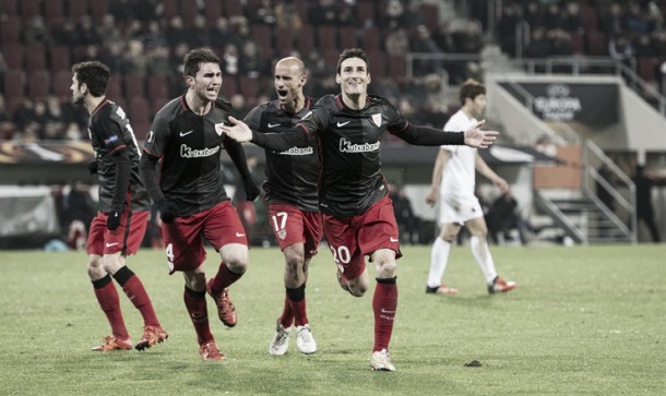 Aduriz repite en el once ideal de la Europa League