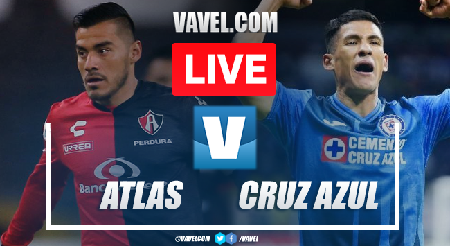 Goals and Summary of Atlas 0-2 Cruz Azul in Liga MX