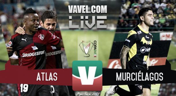 Resultado Atlas - Murciélagos FC en Copa MX 2015 (2-0)