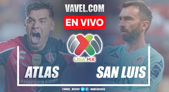 Atlas vs San Luis EN VIVO hoy (1-0) |  11/09/2022
