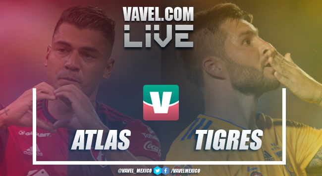 Resultado y goles Atlas 0-1 Tigres en Liga MX 2019 Resultado y goles Atlas 0-1 Tigres en Liga MX 2019