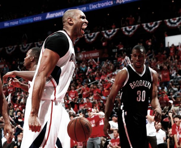 Atlanta Hawks reage e vence Brooklyn Nets no jogo cinco dos playoffs Atlanta Hawks reage e vence Brooklyn Nets no jogo cinco dos playoffs