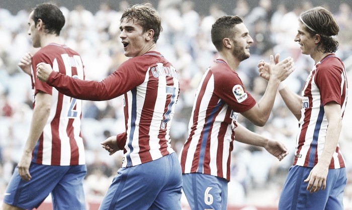 Atlético de Madrid bate Celta fora de casa com dois de Griezmann e conquista primeira vitória na Liga
