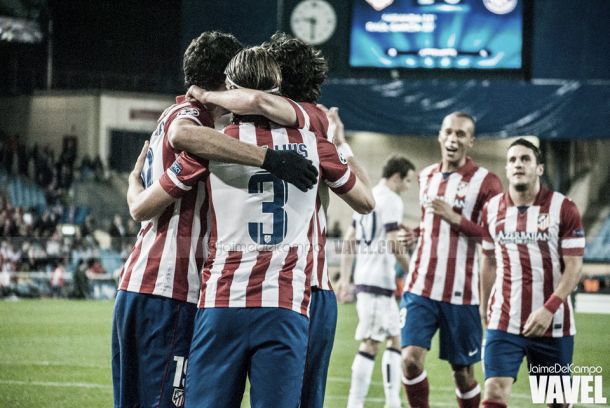 El Atlético de Madrid abusa del Austria de Viena y El Atlético de Madrid abusa del Austria de Viena y