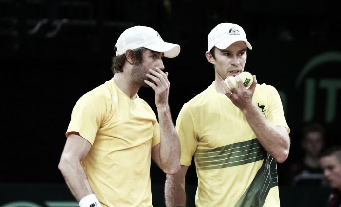 Austrália vence nas duplas e tem vantagem sobre Bélgica na Copa Davis