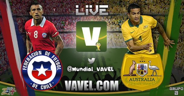 Australia - Chile Live Score of 2014 FIFA World Cup