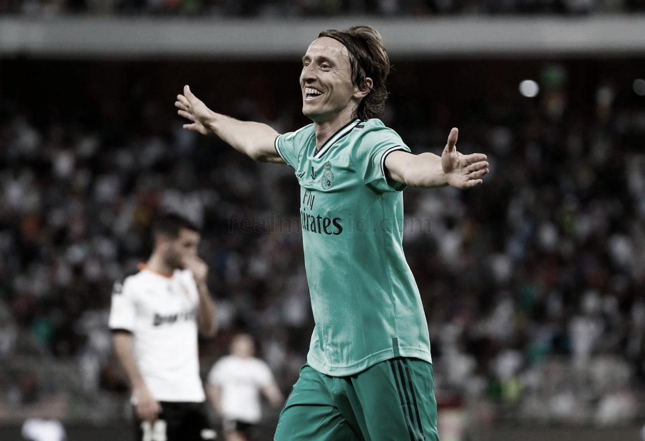 Luka Modric hace historia en la Supercopa de España 