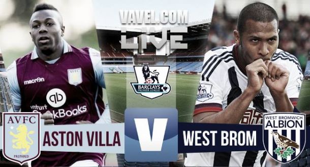 Score Aston Villa - West Bromwich Albion in EPL 2015 (0-1)