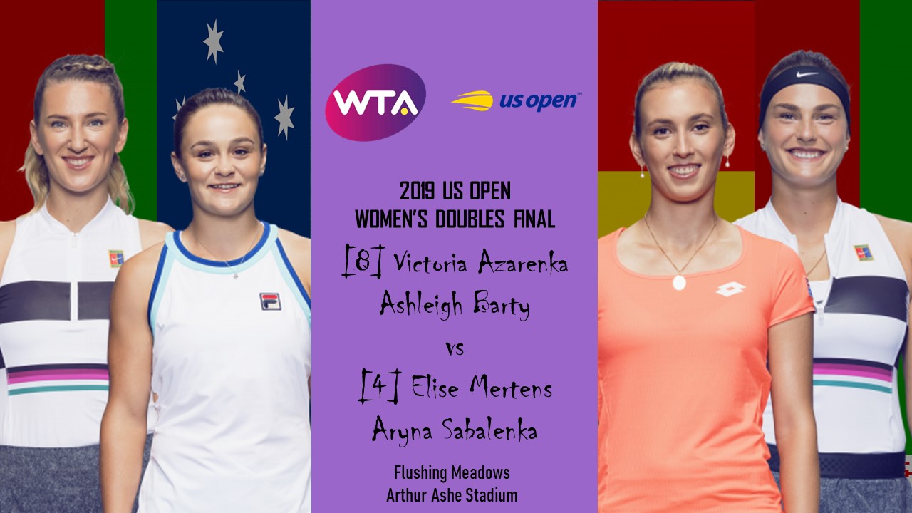 US Open Women's Doubles Final Preview: Victoria Azarenka/Ashleigh Barty vs Elise Mertens/Aryna Sabalenka