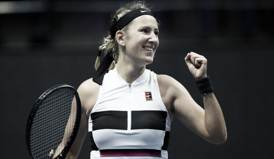 Azarenka passa por Gasparyan e avança para enfrentar Kvitova em São Petersburgo Azarenka passa por Gasparyan e avança para enfrentar Kvitova em São Petersburgo