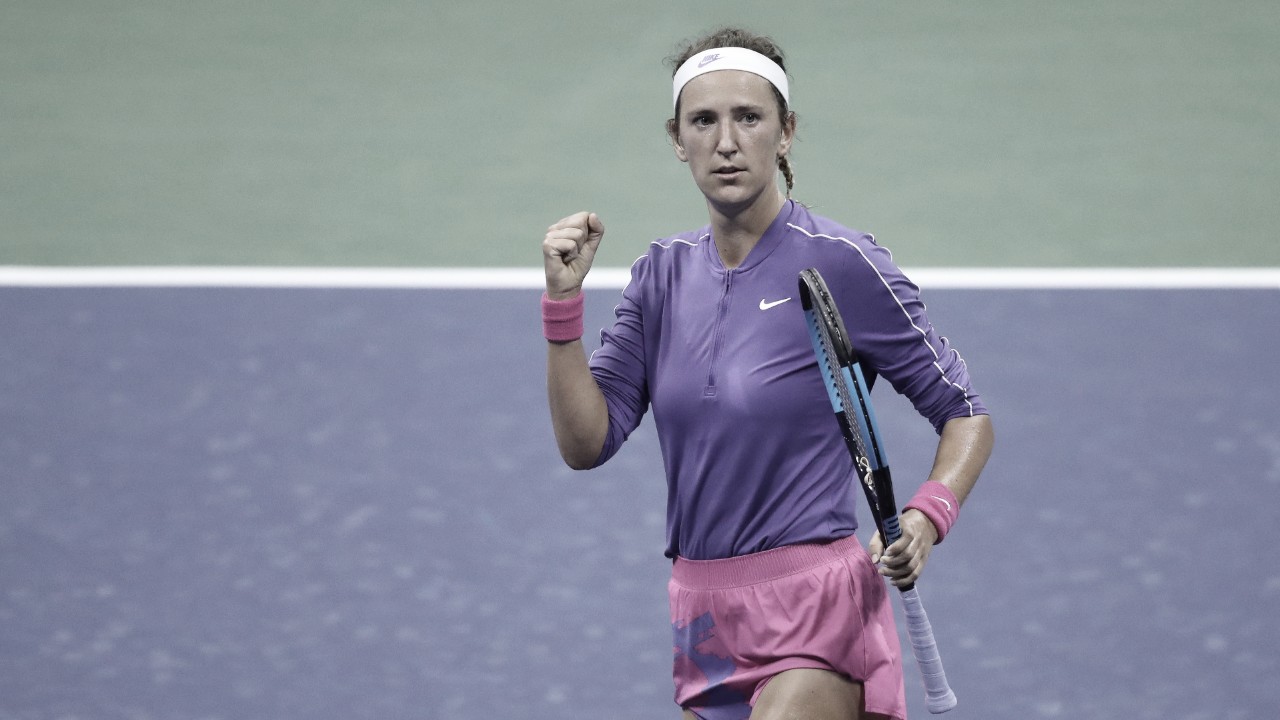 Em atuação impecável, Azarenka atropela Mertens e marca encontro com Serena no US Open Em atuação impecável, Azarenka atropela Mertens e marca encontro com Serena no US Open