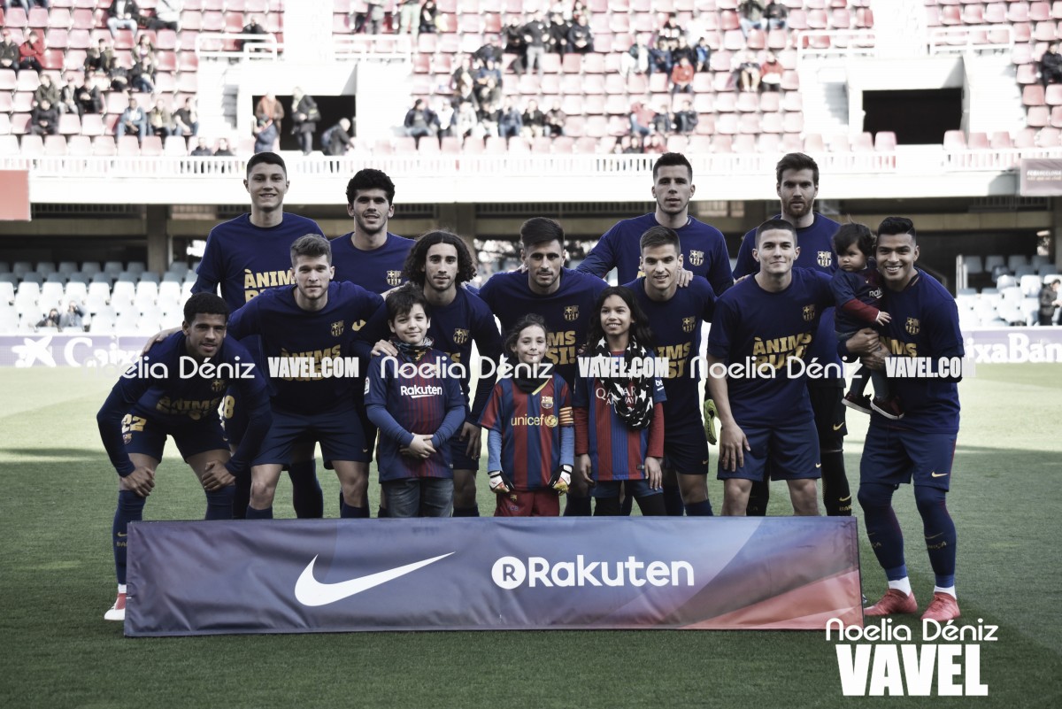 FC Barcelona B - Gimnàstic de Tarragona: puntuaciones Barça B, jornada 25 de la Liga123
