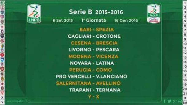Serie B, si parte il 5 settembre. Il calendario, si inizia col derby campano