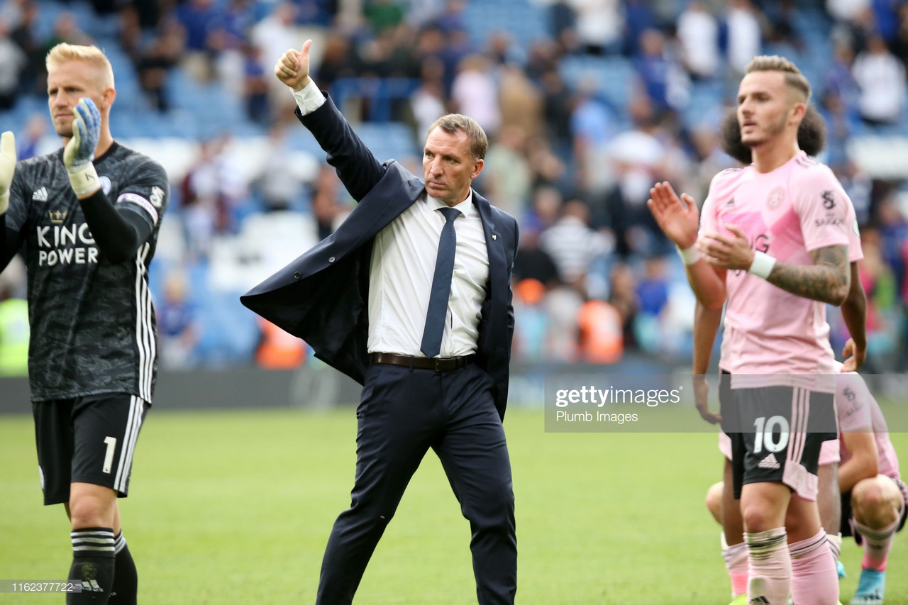 Brendan Rodgers 'satisfied' with Leicester's start to the season