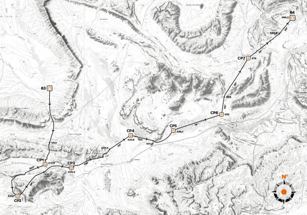 mapa de la cuarta etapa|www.marathondessables.com