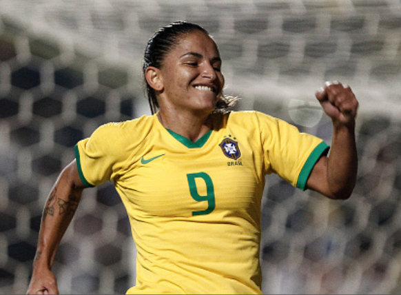 North Carolina Courage midfielder Debinha returns to Brazilian National team. (Photo by Miguel Schincariol/Getty Images)