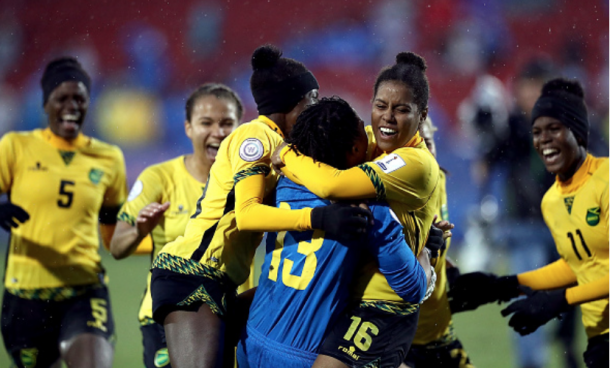 Jamaica are the first Caribbean side to qualify for the FIFA Women's World Cup. (Photo by Ronald Martinez/Getty Images)