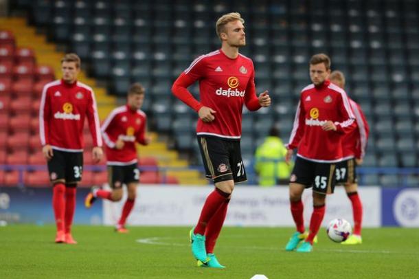 Kirchhoff featured in the Under-23's Checkatrade Trophy fixture against Rochdale in midweek | Photo: The Chronicle