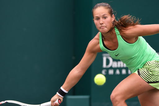 Daria Kasatkina in action at the Volvo Car Open | Photo: Volvo Car Open