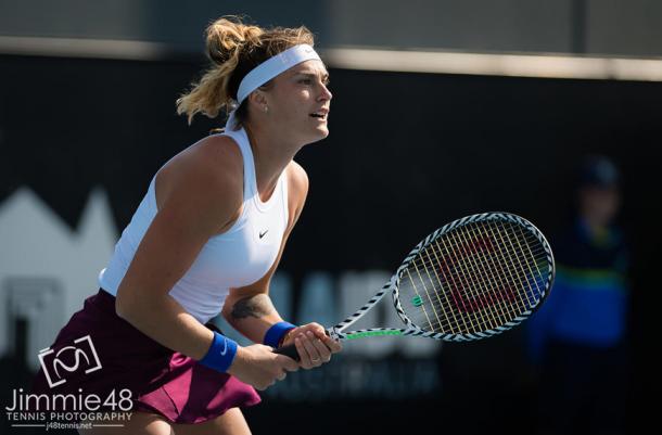 Sabalenka has played five sets in Adelaide that have all ended either with a 7-5 or 6-1 scoreline/Photo: Jimmie48 photography