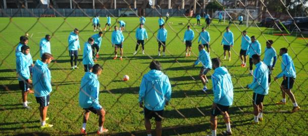 Cerro Porteño training pre-Boca Juniors. Photo: La Nacion