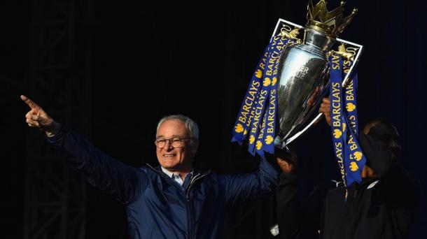 Ranieir celebrando el título de liga. Foto: Leicester City