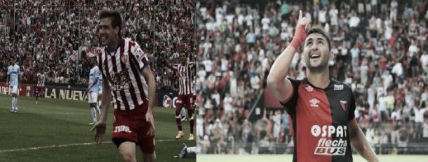 Riaño (derecha) y Ruiz (izquierda) serán las principales armas de ataque para el partido Colón - Unión | Imagen web