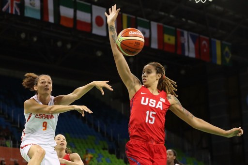 USA cruise past Spain in group play.
