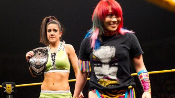 Bayley is scared photo:WWE