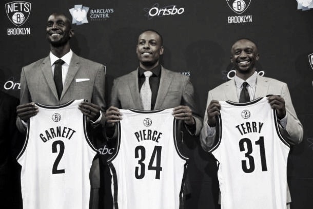 El “Big Three” de Brooklyn en 2013. Vía: NBA 
