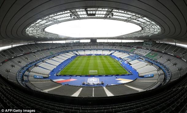 O Stade de France será o palco da Final deste Euro 2016