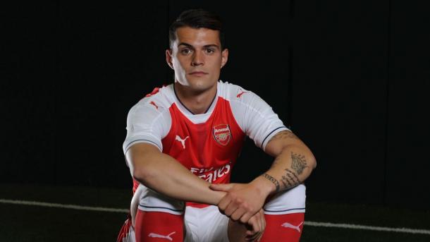 New signing, Granit Xhaka. | Source: Arsenal