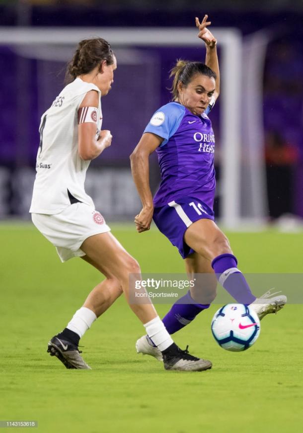 Emily Menges contains Marta in her debut in the season (photo: Getty Images)