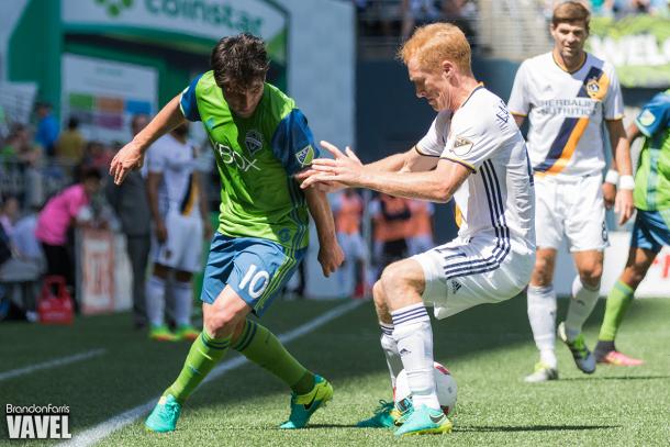 Nicolás Lodeiro has been huge for the Seattle Sounders since making his debut against the LA Galaxy on July 31st | Brandon Farris - VAVEL USA