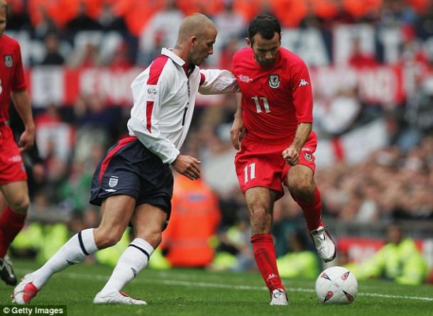 Giggs y Beckham en 2006. Foto: Getty Images