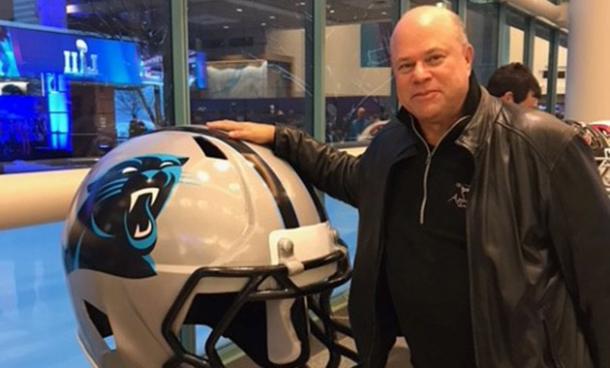 David Tepper pictured at last year's Super Bowl | Source: nfl.com