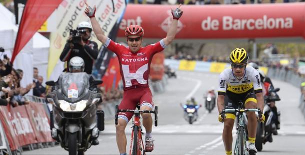 Tsatevich consiguió su primera victoria World Tour. | Fuente: CyclingPro