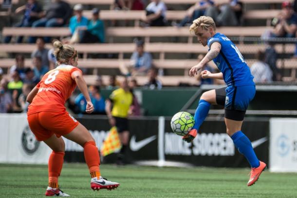 Jess Fishlock opened the scoring as the Reign went on to win 5-1 | Source: thebold.net