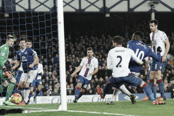 Romelu Lukaku rescues a point for Everton against Crystal Palace. (Image: Getty Images)