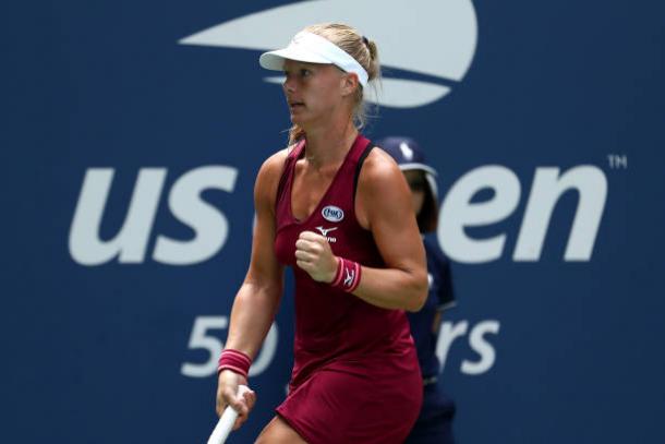 Kiki Bertens had some good opportunities to reach the fourth round, though fell just short (Getty Images/Al Bello)